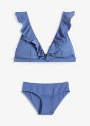 Bikini (komplet 2-cz.). Żółte bikini bonprix, bez wzorów. Za 64.99 zł.