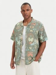 Billabong Koszula Vacay EBYWT03019 Zielony ciemny Relaxed Fit. Zielone koszule męskie Billabong, m, bez wzorów, z wiskozy, bez kołnierzyka, bez ramiączek. Za 279.99 zł.