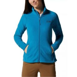 Damski sweter polarowy Mountain Hardwear Microchill 2.0. Niebieskie swetry nierozpinane damskie MOUNTAIN HARDWEAR, na zimę, xs, bez wzorów, z polaru, sportowe, bez kołnierzyka, bez ramiączek. Za 259.00 zł.