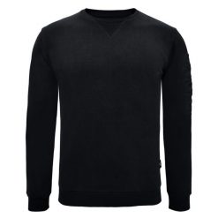 Bluza z bawełny Guros Play. Czarne bluzy męskie ELPLAYER, bez wzorów, z bawełny, sportowe, bez ramiączek, bez kaptura. W wyprzedaży za 91.00 zł.