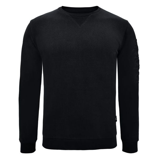 Bluza z bawełny Guros Play. Czarne bluzy męskie ELPLAYER, bez wzorów, z bawełny, sportowe, bez ramiączek, bez kaptura. W wyprzedaży za 91.00 zł.