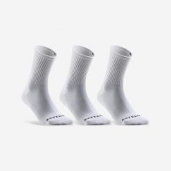 Skarpety sportowe tenis Artengo RS100 High 3 pary. Skarpetki damskie ARTENGO, bez wzorów, z bawełny. Za 19.99 zł.