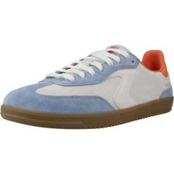 Kapcie SKECHERS HOTSHOT Niebieski. Niebieskie obuwie sportowe damskie Skechers, bez wzorów, ze skóry, bez zapięcia. W wyprzedaży za 271.50 zł.