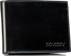 Rovicky Duży portfel męski ze skóry naturalnej - Rovicky NoSize. Portfele męskie ROVICKY, bez wzorów, ze skóry. Za 129.01 zł.