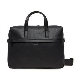 Torba na laptopa Calvin Klein. Czarne torby na laptopa damskie Calvin Klein, bez wzorów. Za 389.99 zł.
