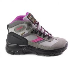 Buty do chodzenia damskie Grisport 13316S7G. Szare obuwie trekkingowe damskie Grisport, z materiału, za kostkę, bez zapięcia. Za 349.00 zł.