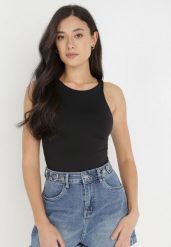 Czarne Body Eudon. Czarne body Born2be, bez wzorów. Za 64.99 zł.