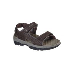 Sandały SKECHERS TRESMEN - GARO Brązowy. Brązowe sandały męskie Skechers, na lato, bez wzorów, z syntetyku, bez zapięcia. Za 242.99 zł.