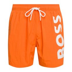 Szorty kąpielowe męskie Hugo Boss Octopus. Brązowe kąpielówki męskie Hugo Boss, l, bez wzorów. Za 159.99 zł.