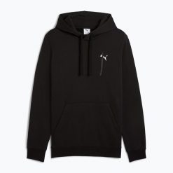 Bluza męska PUMA ESS Hoodie TR. Czarne bluzy męskie Puma, l, bez wzorów, bez kaptura, na fitness i siłownię. Za 179.99 zł.