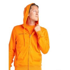 Bluza z bawełna z kaptur na co dzień na siłownię. Brązowe bluzy męskie LEONE 1947 APPAREL, bez wzorów, z bawełny, bez kaptura, na fitness i siłownię. Za 178.93 zł.