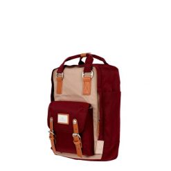 Plecak na laptopa Doughnut Macaroon - hazelnut/wine. Czerwone plecaki męskie Doughnut, bez wzorów, sportowe. Za 293.99 zł.