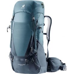 Plecak trekkingowy Deuter FUTURA AIR TREK 50+10. Niebieskie plecaki męskie Deuter, w ażurowe wzory, z materiału. Za 994.49 zł.