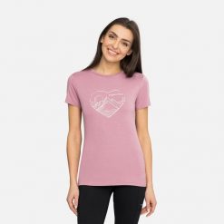 T-shirt damski VIKING Lenta Bamboo Light Lady. Czerwone t-shirty damskie Viking, xl, bez wzorów, z elastanu, bez kołnierzyka, bez ramiączek. Za 69.90 zł.