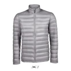 Kurtka puchowa Sol's Wilson. Szare kurtki męskie SOL'S, m, bez wzorów, z puchu, bez kaptura. W wyprzedaży za 419.50 zł.
