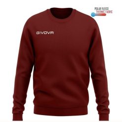 Bluza sportowa Givova Polarfleece One, rozmiar M. Brązowe bluzy sportowe męskie Givova, m, bez wzorów, z poliesteru, bez kaptura, na fitness i siłownię. Za 163.99 zł.
