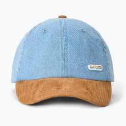 Czapka z daszkiem damska Rip Curl Mixed Montage. Niebieskie czapki damskie Rip Curl, na lato, bez wzorów, z bawełny, eleganckie. Za 87.99 zł.