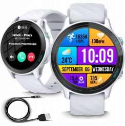 Smartwatch GepardWatches Smartwatch IP 68 Monitor zdrowia Bluetooth, Wodoodporny Menu PL Ciśneinie. Zegarki smartwatch GepardWatches, bez wzorów. Za 124.99 zł.