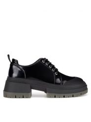 Nine West Półbuty WFA3033-2 Czarny. Czarne półbuty damskie Nine West, bez wzorów, z materiału, bez obcasa, na płaskiej podeszwie, bez zapięcia. Za 167.99 zł.