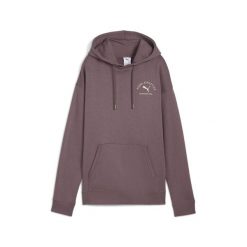 Damska bluza z kapturem PUMA Class o luźnym kroju PUMA Raisin Purple. Fioletowe bluzy damskie Puma, bez wzorów, sportowe, bez ramiączek, z kapturem. Za 269.00 zł.