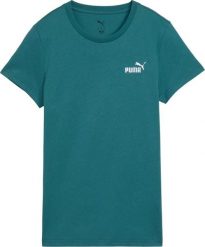 Puma Koszulka damska Puma ESS Small No.1 Logo Tee(s) zielona 682373 41 L. Zielone bluzki damskie Puma, l, bez wzorów, bez kołnierzyka, bez ramiączek. Za 96.11 zł.