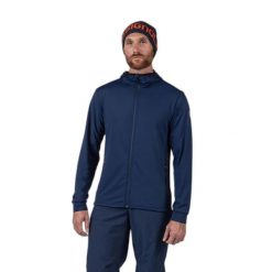 Kurtka narciarska z kapturem na zamek Rossignol. Niebieskie kurtki sportowe męskie Rossignol, na zimę, m, bez wzorów, z kapturem, narciarskie. Za 554.00 zł.