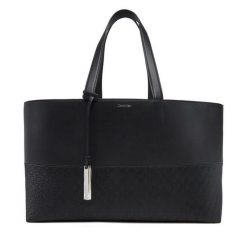 Torebka Calvin Klein. Czarne shopperki damskie Calvin Klein, bez wzorów, bez dodatków. Za 349.99 zł.