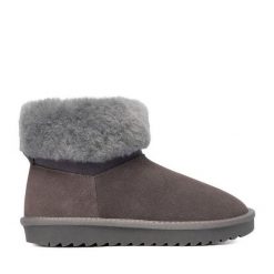 Śniegowce DeeZee. Szare śniegowce damskie DeeZee, bez zapięcia. Za 209.99 zł.