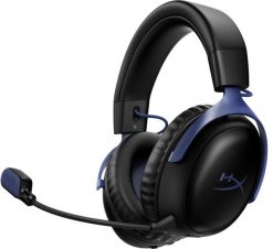 Słuchawki HyperX Cloud III S - bezprzewodowy zestaw słuchawkowy do gier (czarne/niebieskie) (DF7E9AA). Czarne słuchawki dla graczy HYPERX. Za 802.99 zł.