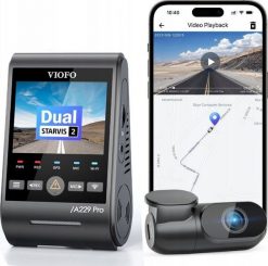 Viofo Wideorejstrator VIOFO A229 PRO 2CH-G GPS. Wideorejestratory Viofo. Za 1,294.14 zł.