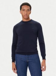 Guess Sweter M5YR26 Z0122 Granatowy Slim Fit. Niebieskie swetry męskie Guess, m, z aplikacjami, z syntetyku, bez kołnierzyka, bez ramiączek. Za 399.99 zł.