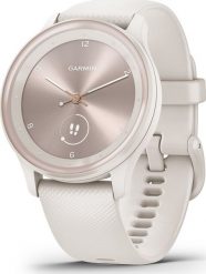 Zegarek sportowy Garmin Vivomove Sport Biały (010-02566-01). Białe zegarki sportowe Garmin, bez wzorów. Za 920.97 zł.