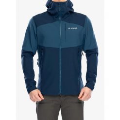 Kurtka softshell męska Vaude Roccia Softshell Jacket II. Zielone kurtki męskie Vaude, m, bez wzorów, z softshellu, bez kaptura, trekkingowe. Za 821.75 zł.