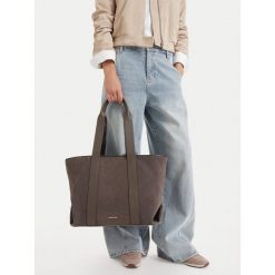 Torebka GINO ROSSI. Szare shopperki damskie Gino Rossi, bez wzorów, bez dodatków. Za 599.99 zł.