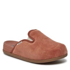 Klapki Vans. Czerwone klapki damskie Vans, bez wzorów, bez obcasa, bez zapięcia. Za 319.99 zł.