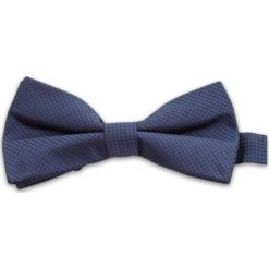 Elegancka Mucha w Drobną Kratkę, Męska. Niebieskie krawaty i muchy Vernon, bez wzorów, eleganckie. Za 29.00 zł.