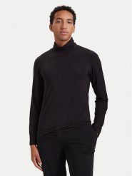 Emporio Armani Underwear Golf EM000388 AF25034 UC001 Czarny Slim Fit. Czarne swetry męskie Emporio Armani Underwear, l, bez wzorów, bez kołnierzyka, bez ramiączek. Za 394.99 zł.