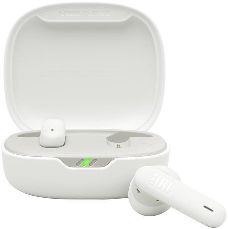 Słuchawki JBL Vibe Flex 2 Białe. Białe słuchawki bezprzewodowe JBL. Za 239.99 zł.