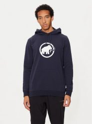 Mammut Bluza 1014-04391 Granatowy Regular Fit. Niebieskie bluzy męskie Mammut, l, bez wzorów, z bawełny, bez ramiączek, bez kaptura. Za 379.99 zł.