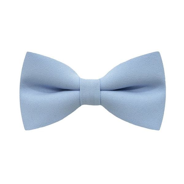 Mucha Męska - His Story - Błękitna. Niebieskie krawaty i muchy His Story, z aplikacjami, z mikrofibry, eleganckie. Za 45.00 zł.