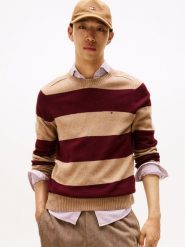 Tommy Hilfiger wełniany sweter Mężczyźni Wełna wielokolorowy, XXL. Swetry męskie Tommy Hilfiger, m, bez wzorów, z dzianiny, bez kołnierzyka, bez ramiączek. Za 649.95 zł.
