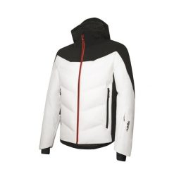 Kurtka narciarska RH+ Solaris. Białe kurtki sportowe męskie na zimę, m, z aplikacjami, z lycry, bez kaptura, narciarskie. Za 1,801.20 zł.