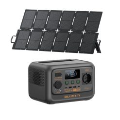 Zestaw stacja zasilania BLUETTI Premium 30 V2 z panelem solarnym 220 W. Brązowe powerbanki BLUETTI. Za 2,199.00 zł.