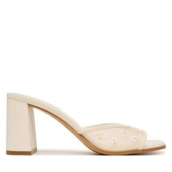 Klapki Aldo. Białe klapki damskie Aldo, bez wzorów, bez obcasa, bez zapięcia. Za 379.99 zł.