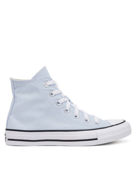 Converse Trampki Chuck Taylor All Star A10535C Błękitny. Niebieskie trampki męskie Converse, bez wzorów, z materiału, retro, bez zapięcia. Za 206.99 zł.