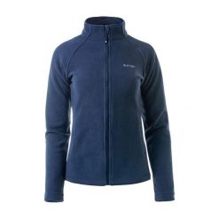Bluza Polarowa Damska Logo Henis. Niebieskie bluzy damskie Hi-tec, na zimę, l, bez wzorów, z polaru, sportowe, bez ramiączek, bez kaptura. Za 113.99 zł.
