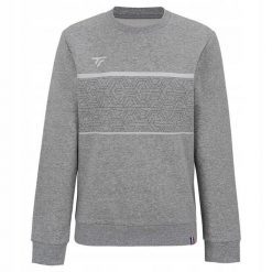 Bluza damska lifestyle Tecnifibre Team Sweater. Szare bluzy damskie TECNIFIBRE, bez wzorów, casualowe, bez ramiączek, bez kaptura. Za 248.00 zł.