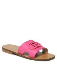 Liu Jo Klapki Saba 06 SA3151 P0102 Różowy. Czerwone klapki damskie Liu Jo, bez wzorów, ze skóry, bez obcasa, bez zapięcia. Za 349.99 zł.