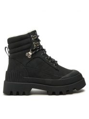 ONLY Shoes Trapery 15329861 Czarny. Czarne trapery damskie ONLY Shoes, ze skóry, bez zapięcia. Za 349.99 zł.