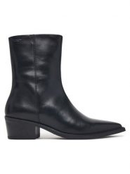 Vagabond Shoemakers Botki Kelsey 6210-101-20 Czarny. Czarne botki damskie Vagabond Shoemakers, bez wzorów, ze skóry, bez obcasa, na słupku, bez zapięcia. Za 739.99 zł.